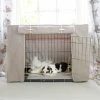 Best deal ⭐ Wholesale 😀 Personalised 🐕 🐕 Dog Crate Cover In Savanna Oatmeal by Lords & Labradors 🛒 🎁