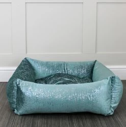 Top 10 👍 Buy 🛒 Lords & Labradors Luxury Zinc Velvet Box Bed For 🦮 🐕 Dogs 🔥 👍 -Cheap Lords & Labradors Store DuckEggZincStudio