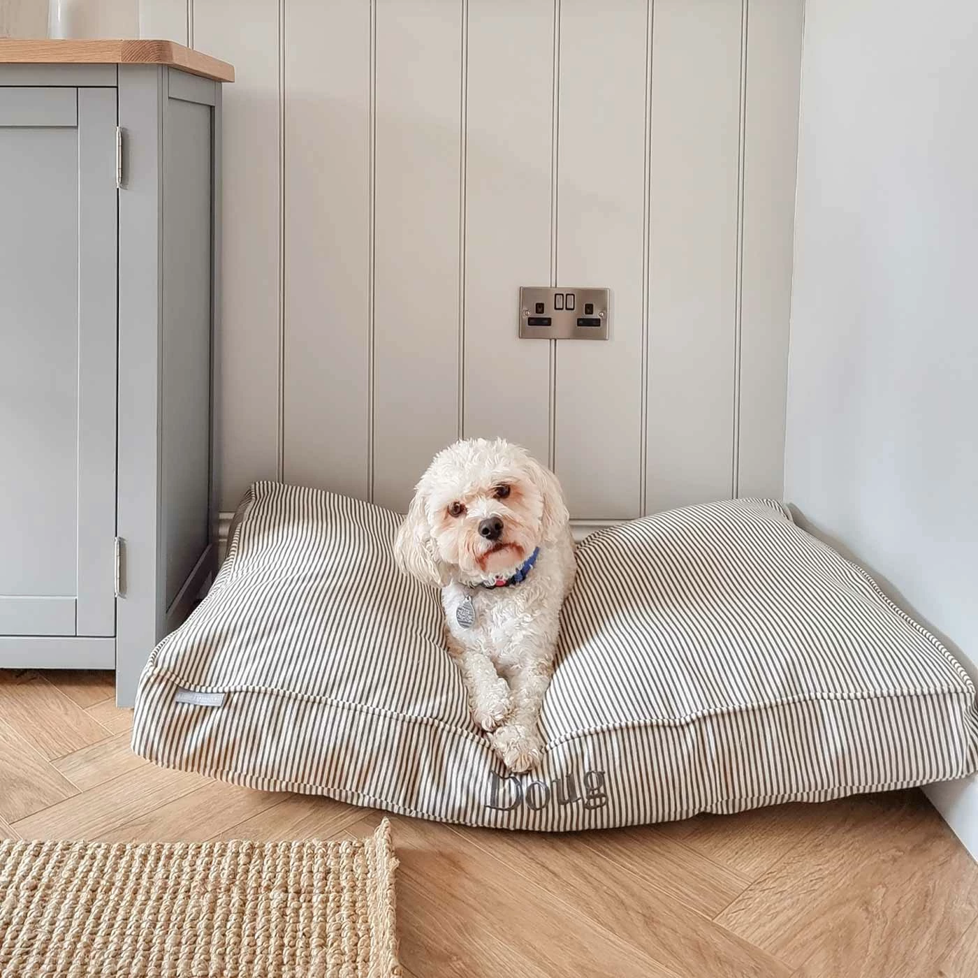 Best reviews of โค๏ธ Cheap โค๏ธ Personalised ๐ ๐ Dog Cushion in Regency Stripe by Lords & Labradors โ ๐ 6 Best reviews of โค๏ธ Cheap โค๏ธ Personalised ๐ ๐ Dog Cushion in Regency Stripe by Lords & Labradors โ ๐ - Image 6