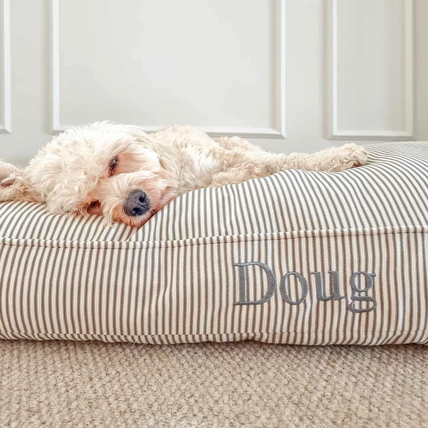 Best reviews of โค๏ธ Cheap โค๏ธ Personalised ๐ ๐ Dog Cushion in Regency Stripe by Lords & Labradors โ ๐ 1 Best reviews of โค๏ธ Cheap โค๏ธ Personalised ๐ ๐ Dog Cushion in Regency Stripe by Lords & Labradors โ ๐