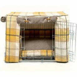 Brand new 🛒 New ⌛ 🐕 Dog Crate Set in Balmoral Ochre Ash Tweed by Lords & Labradors 👍 😀 -Cheap Lords & Labradors Store Sizes Template 1400x1400 1