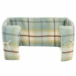 Outlet 💯 Best Pirce 🛒 🐕 Dog Crate Bumper in Balmoral Duck Egg by Lords & Labradors 🥰 👍 -Cheap Lords & Labradors Store balmoral duck egg crate cover studio