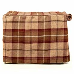 Promo 👍 Brand new 🌟 🐕 Dog Crate Cover in Balmoral Mulberry Tweed by Lords & Labradors 😀 🎁 -Cheap Lords & Labradors Store balmoral mulberry crate cover studio back