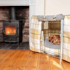 Promo 🎁 Deals ✔️ 🐶 Dog Crate Cover in Balmoral Ochre Ash Tweed by Lords & Labradors ✨ 🧨 -Cheap Lords & Labradors Store balmoral ochre ash crate cover lifestyle