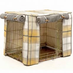 Best deal ✨ Budget ⌛ 🐕 Dog Crate with Cosy Tweed Crate Cover by Lords & Labradors 🤩 ❤️ -Cheap Lords & Labradors Store balmoral ochre ash crate cover side cbb6a0b2 6bea 41a4 b1d2 9f80ae5f3564