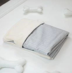 Flash Sale 🌟 Outlet ⌛ Personalised 🐶 🦮 Dog & Puppy Blanket By Lords & Labradors - Spots & Stripes collection 🛒 😀 -Cheap Lords & Labradors Store blue stripe blanket 2 f52b43e8 9dac 4fc5 b2f8 a0e7a57468dd