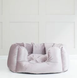 Wholesale ⌛ Flash Sale 😉 Lords & Labradors High Wall Luxury Rose Gold Velvet Bed For 🐕 🦮 Dogs 😉 🎁