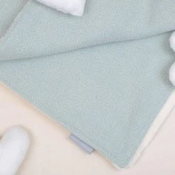 Buy 🎉 Best Sale 💯 Cat & Kitten Cosy Tweed Blanket By Lords & Labradors 👍 🎉 -Cheap Lords & Labradors Store cat kitten cosy tweed blanket by lords labradors duck egg folded