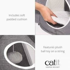 Outlet ✔️ Budget 🔥 Catit Vesper Rocket Ship 🔔 👍 -Cheap Lords & Labradors Store catit vesper rocket ship features