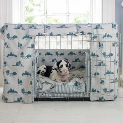 Cheap 😉 Promo 😀 🐕 Dog Crate Cover in Central Park by Lords & Labradors ⭐ ✔️