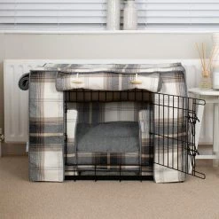 Discount 😉 Promo ⌛ 🐶 Dog Crate Set In Balmoral Charcoal Tweed By Lords & Labradors 🔥 🌟 17 Discount 😉 Promo ⌛ 🐶 Dog Crate Set In Balmoral Charcoal Tweed By Lords & Labradors 🔥 🌟 -Cheap Lords & Labradors Store charcoal tweed black crate set