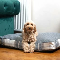Deals ๐ Best deal ๐ฅฐ ๐ฆฎ Dog Cushion in Balmoral Charcoal Tweed by Lords & Labradors ๐ ๐