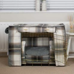 Discount 😉 Promo ⌛ 🐶 Dog Crate Set In Balmoral Charcoal Tweed By Lords & Labradors 🔥 🌟 18 Discount 😉 Promo ⌛ 🐶 Dog Crate Set In Balmoral Charcoal Tweed By Lords & Labradors 🔥 🌟 -Cheap Lords & Labradors Store charcoal tweed gold crate set