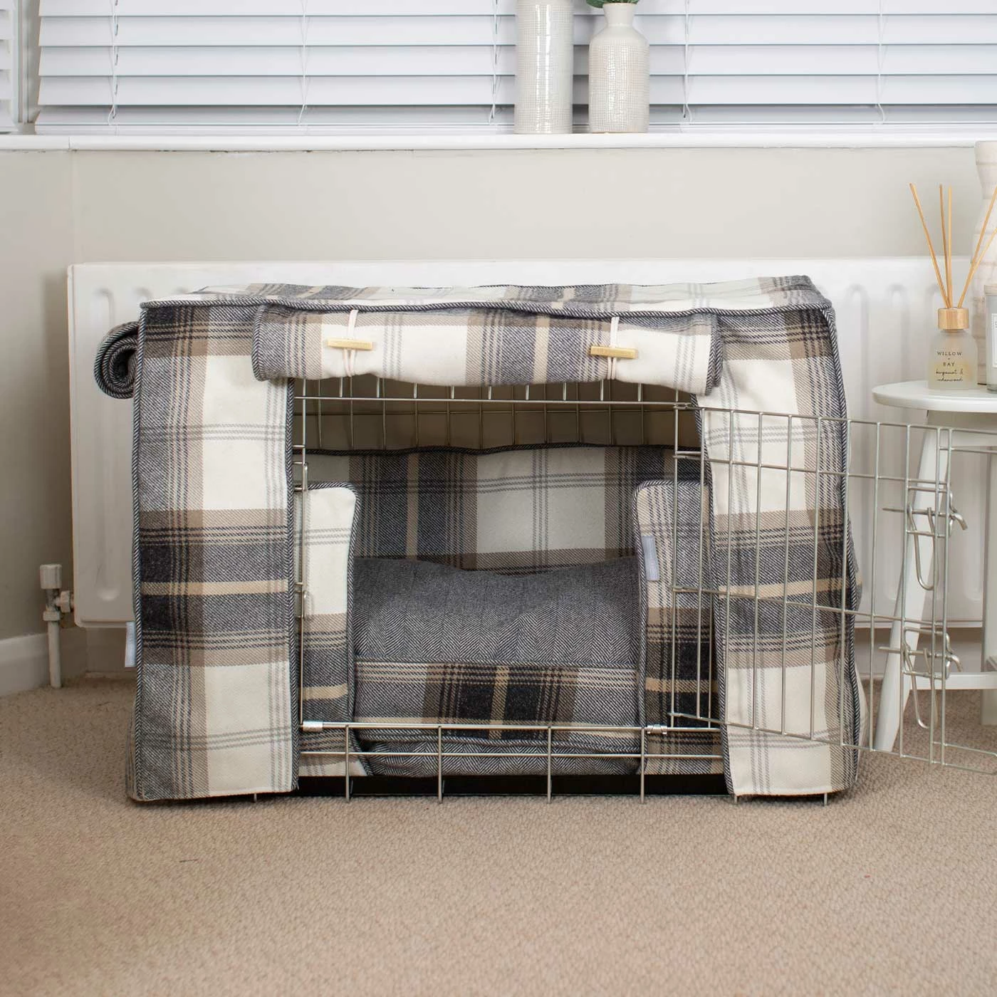 Discount 😉 Promo ⌛ 🐶 Dog Crate Set In Balmoral Charcoal Tweed By Lords & Labradors 🔥 🌟 10 Discount 😉 Promo ⌛ 🐶 Dog Crate Set In Balmoral Charcoal Tweed By Lords & Labradors 🔥 🌟 - Image 10
