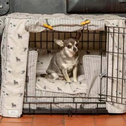 Brand new 🔥 Outlet 💯 🐕 Dog Crate Cover in Cosmopolitan 🦮 🐕 Dog Cotton by Lords & Labradors ⭐ 🛒 -Cheap Lords & Labradors Store cosmopolitan dog cotton crate cover lifestyle