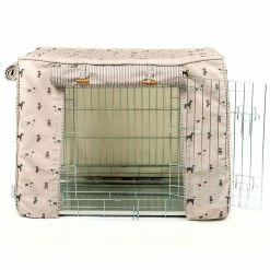 Brand new 🔥 Outlet 💯 🐕 Dog Crate Cover in Cosmopolitan 🦮 🐕 Dog Cotton by Lords & Labradors ⭐ 🛒 -Cheap Lords & Labradors Store cosmopolitan dog cotton crate cover studio front