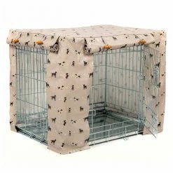 Best reviews of 👏 Top 10 ❤️ 🐶 Dog Crate Cover in Cosmopolitan 🐕 🐶 Dog Oil Cloth by Lords & Labradors 🎉 🔥 -Cheap Lords & Labradors Store cosmopolitan dog oil cloth crate cover studio side