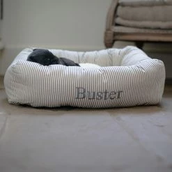Buy ⌛ Best deal 🔔 Lords & Labradors Personalised Cosy & Calm Puppy Box Bed 💯 👏 -Cheap Lords & Labradors Store cosy and calm puppy box bed regency stripe2