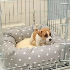Best Sale 🔔 Coupon 😉 Lords & Labradors Cosy & Calm Puppy Box Bed 😉 😉 -Cheap Lords & Labradors Store cosy calm puppy box bed grey spot puppy