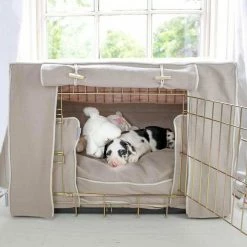 Brand new 😀 Promo 🔥 🦮 Dog Crate Bumper in Savanna Oatmeal by Lords & Labradors 🎁 🥰 -Cheap Lords & Labradors Store dog crate bumper in savanna oatmeal by lords labradors cover
