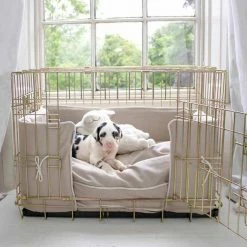 Brand new 😀 Promo 🔥 🦮 Dog Crate Bumper in Savanna Oatmeal by Lords & Labradors 🎁 🥰