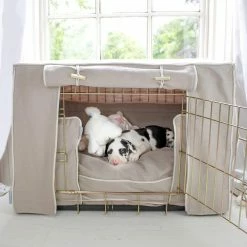 Hot Sale 🎉 Outlet 🎁 🐶 Dog Crate Set in Savanna Oatmeal by Lords & Labradors 🤩 🔥