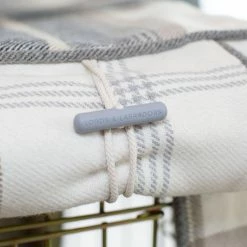 New 🔥 Best deal 👍 🐶 Dog Crate Cover in Balmoral Charcoal Tweed by Lords & Labradors 👍 🎁 -Cheap Lords & Labradors Store dog crate cover in balmoral charcoal tweed by lords labradors logo close up