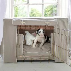 Promo 🎉 Flash Sale 👏 🐕 Dog Crate Cover In Savanna Oatmeal by Lords & Labradors ❤️ 😍