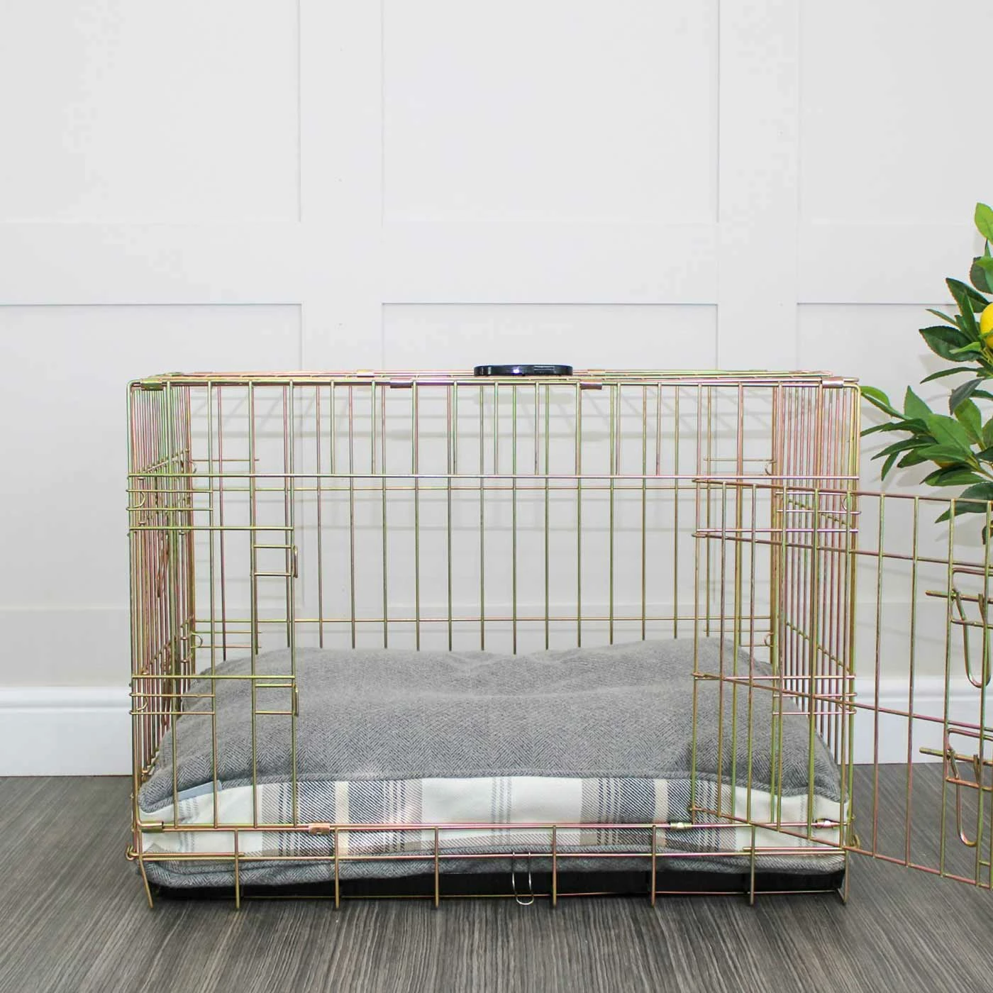 Discount 😉 Promo ⌛ 🐶 Dog Crate Set In Balmoral Charcoal Tweed By Lords & Labradors 🔥 🌟 3 Discount 😉 Promo ⌛ 🐶 Dog Crate Set In Balmoral Charcoal Tweed By Lords & Labradors 🔥 🌟 - Image 3