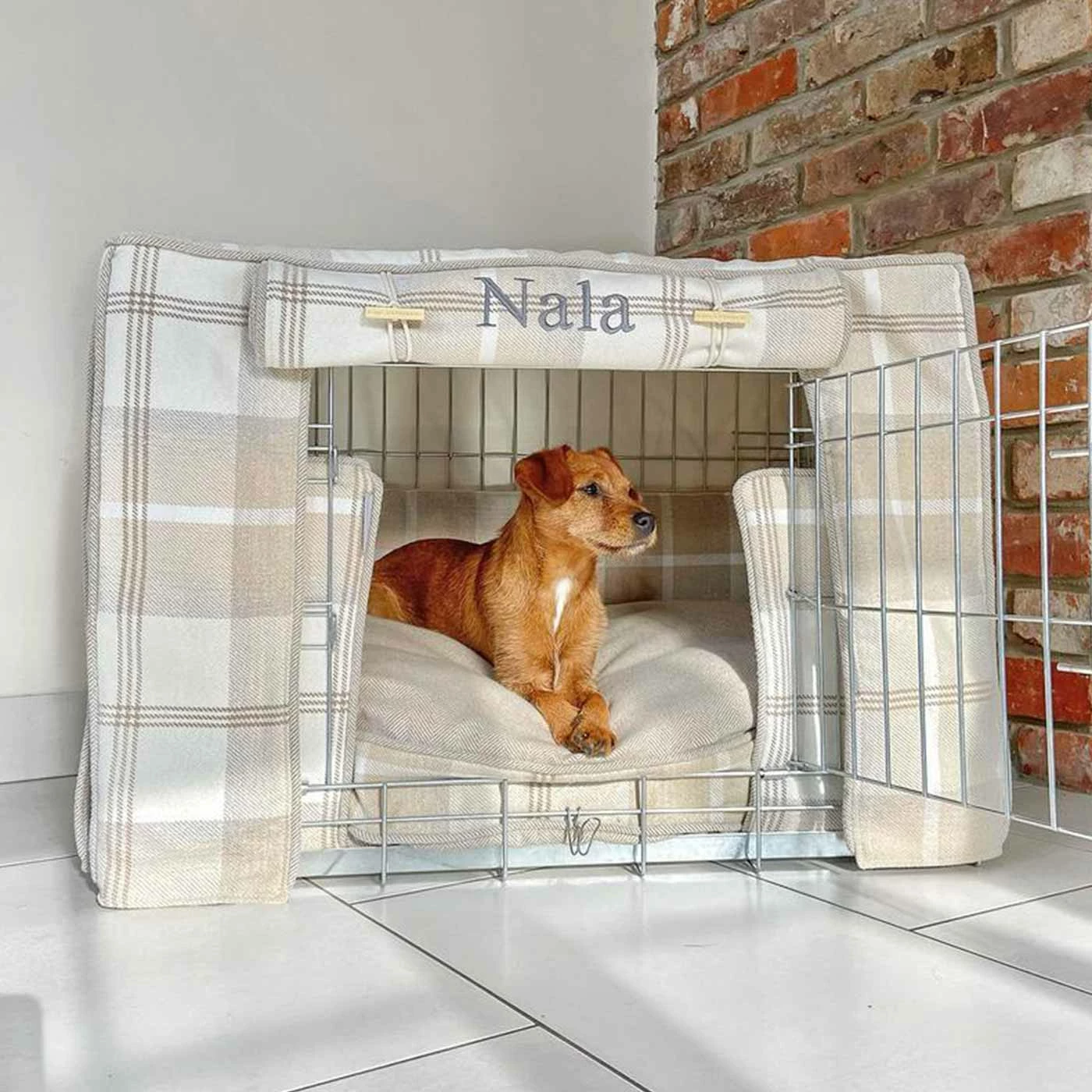 Hot Sale โจ Outlet ๐ ๐ฆฎ Dog Crate with Neutral Tweed Crate Cover by Lords & Labradors โค๏ธ ๐ฅ 5 Hot Sale โจ Outlet ๐ ๐ฆฎ Dog Crate with Neutral Tweed Crate Cover by Lords & Labradors โค๏ธ ๐ฅ - Image 5