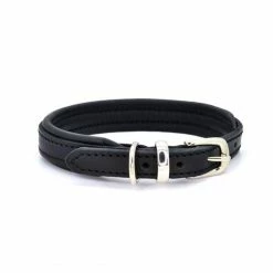 Best deal 🎉 Deals 🌟 🐶 Dogs & Horses Colours Leather Collar ✔️ 😀 -Cheap Lords & Labradors Store dogs and horses colours leather collar black and silver