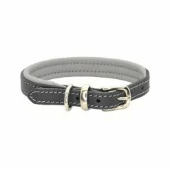 Best deal 🎉 Deals 🌟 🐶 Dogs & Horses Colours Leather Collar ✔️ 😀 -Cheap Lords & Labradors Store dogs and horses colours leather collar charcoal