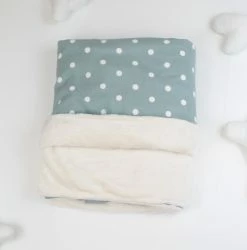 Flash Sale ๐ Outlet โ Personalised ๐ถ ๐ฆฎ Dog & Puppy Blanket By Lords & Labradors - Spots & Stripes collection ๐ ๐