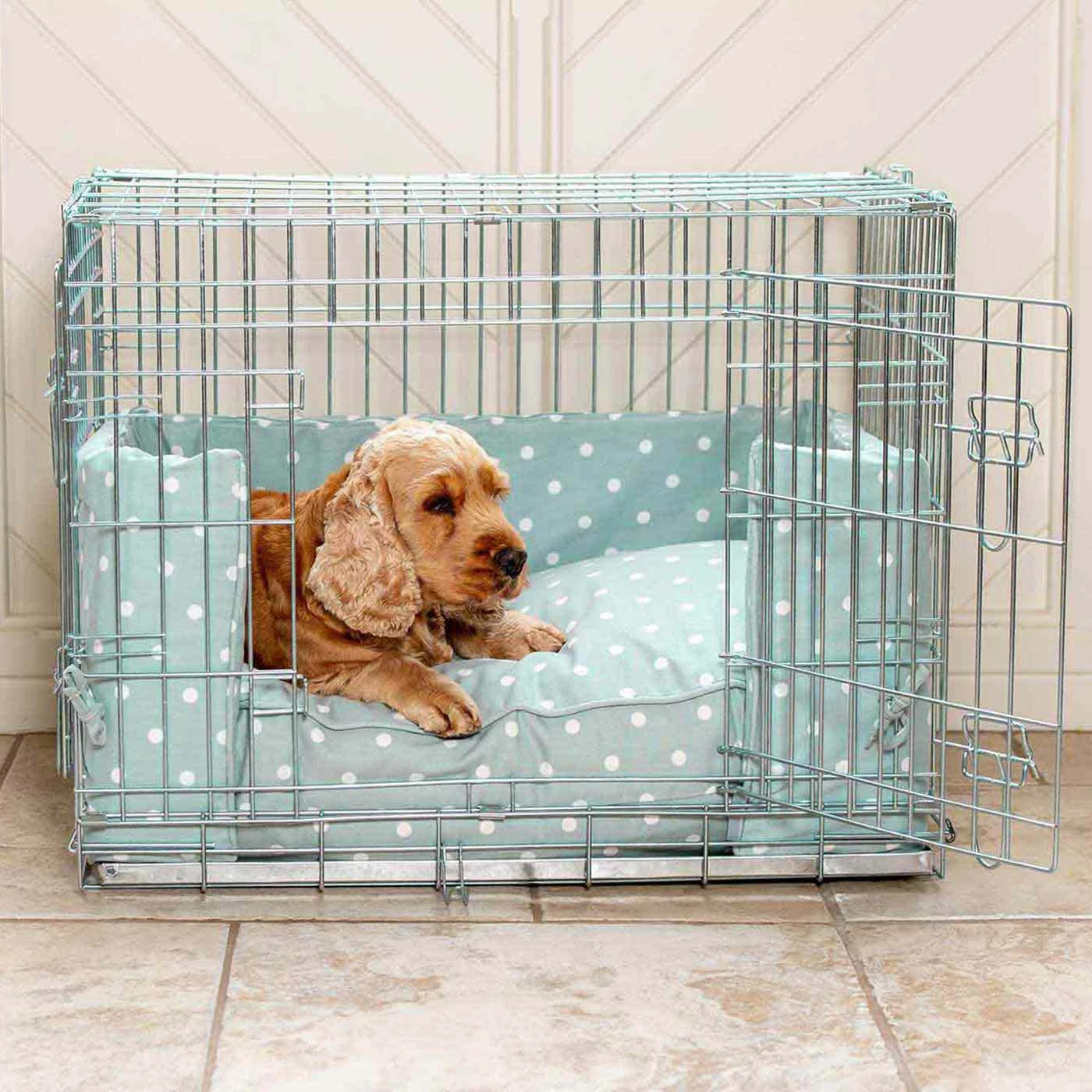 Cheap ๐ Promo ๐ ๐ Dog Crate Bumper in Duck Egg Spot by Lords & Labradors โ ๐ฏ 3 Cheap ๐ Promo ๐ ๐ Dog Crate Bumper in Duck Egg Spot by Lords & Labradors โ ๐ฏ - Image 3