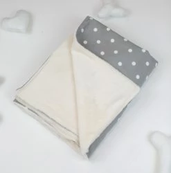 Flash Sale 🌟 Outlet ⌛ Personalised 🐶 🦮 Dog & Puppy Blanket By Lords & Labradors - Spots & Stripes collection 🛒 😀 -Cheap Lords & Labradors Store grey spot blanket 4 b2550805 74d6 4528 9852 d1a655b6e64f