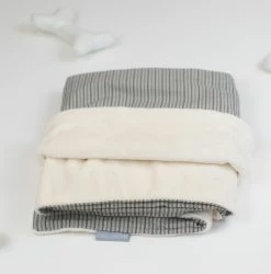 Flash Sale 🌟 Outlet ⌛ Personalised 🐶 🦮 Dog & Puppy Blanket By Lords & Labradors - Spots & Stripes collection 🛒 😀 -Cheap Lords & Labradors Store grey stripe blanket 4 30fd1e51 f2ff 4b94 90a4 113e28bbe9fb