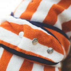Best deal โจ Best Pirce โจ Harbour Hounds Orange Stripe Drying ๐งฅ ๐งฅ Coat โ๏ธ ๐ 8 Best deal โจ Best Pirce โจ Harbour Hounds Orange Stripe Drying ๐งฅ ๐งฅ Coat โ๏ธ ๐ -Cheap Lords & Labradors Store harbour hounds orange stripe drying robe close up back