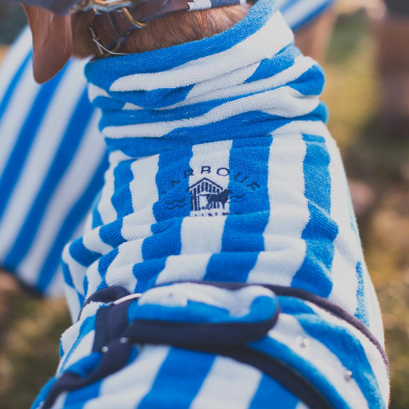 Buy ๐ Brand new ๐ Harbour Hounds Sea Blue Stripe Drying ๐งฅ ๐งฅ Coat ๐ โ 3 Buy ๐ Brand new ๐ Harbour Hounds Sea Blue Stripe Drying ๐งฅ ๐งฅ Coat ๐ โ - Image 3