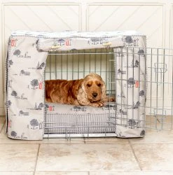 Wholesale ๐ฏ Outlet โญ Personalised ๐ฆฎ ๐ Dog Crate Cover in Hyde Park by Lords & Labradors ๐งจ โ