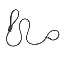 Flash Sale 😍 Best deal 🛒 🐶 Dogs & Horses Rolled Leather Slip Lead 🎉 🌟 -Cheap Lords & Labradors Store leather slip lead black