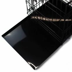 Best Sale 🔥 Wholesale 👏 Lords & Labradors Heavy Duty Black Deluxe 🐶 🦮 Dog Crate - Size S-XXL 🔥 ⭐ -Cheap Lords & Labradors Store lords and labradors black dog crate tray removed
