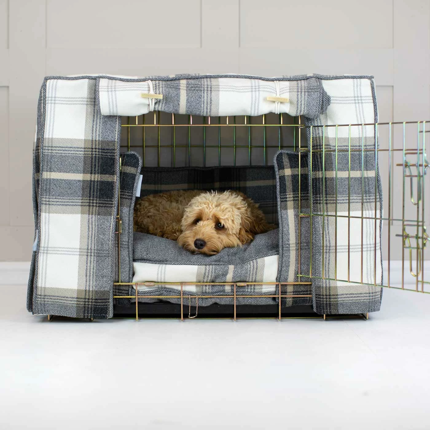 Discount 😉 Promo ⌛ 🐶 Dog Crate Set In Balmoral Charcoal Tweed By Lords & Labradors 🔥 🌟 1 Discount 😉 Promo ⌛ 🐶 Dog Crate Set In Balmoral Charcoal Tweed By Lords & Labradors 🔥 🌟