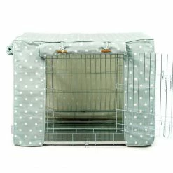 Deals 😍 Cheap 🔔 🐕 Dog Crate with Cotton Crate Cover by Lords & Labradors 🎁 💯 31 Deals 😍 Cheap 🔔 🐕 Dog Crate with Cotton Crate Cover by Lords & Labradors 🎁 💯 -Cheap Lords & Labradors Store lords and labradors crate cotton crate cover set silver duck egg spot