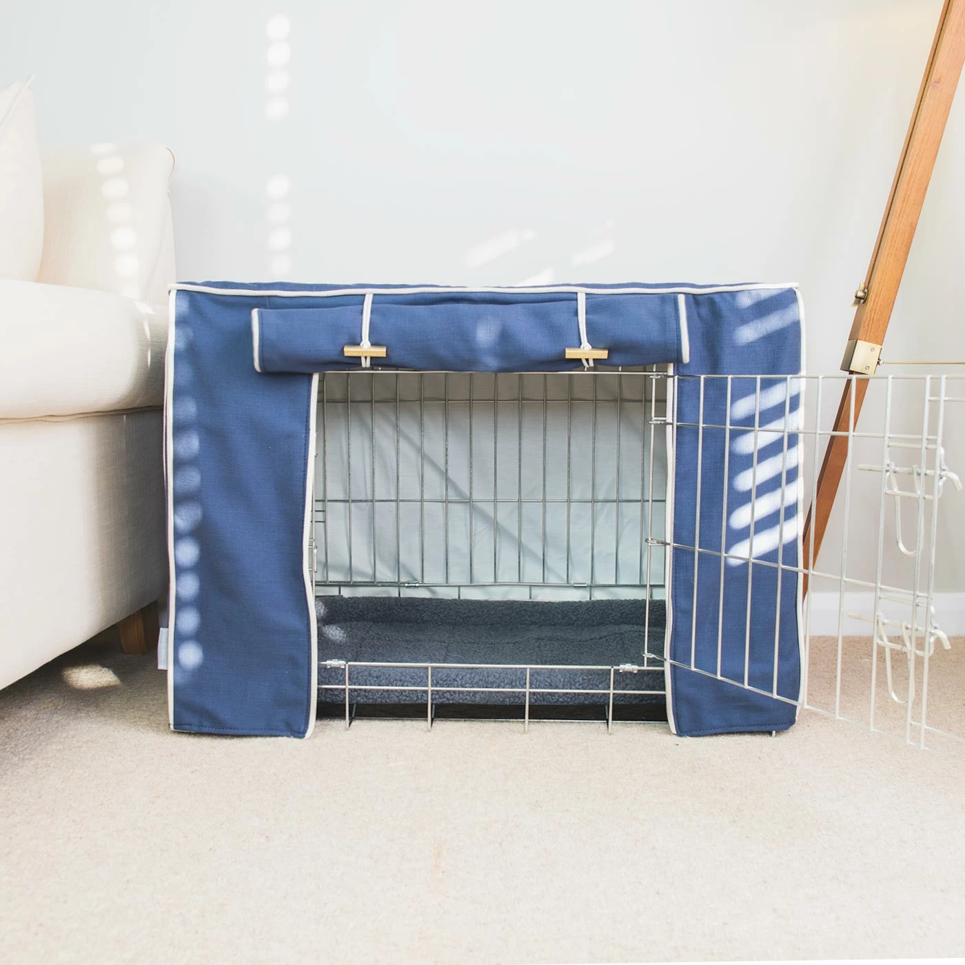 Wholesale 🎁 Best Sale 🔥 🦮 Dog Crate Cover In Savanna Indigo by Lords & Labradors 👏 🤩 2 Wholesale 🎁 Best Sale 🔥 🦮 Dog Crate Cover In Savanna Indigo by Lords & Labradors 👏 🤩 - Image 2