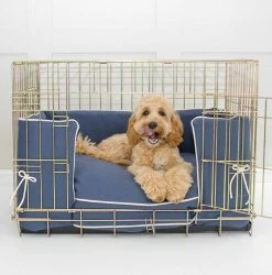 Flash Sale 🔔 Brand new 😍 🐕 Dog Crate Bumper in Savanna Indigo by Lords & Labradors ✨ 🔥 -Cheap Lords & Labradors Store lords and labradors dog crate bumper savanna indigo 3