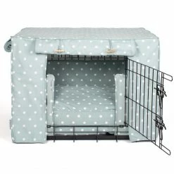 Top 10 🤩 Wholesale 👏 🐶 Dog Crate Set in Duck Egg Spot by Lords & Labradors 🔥 🤩 -Cheap Lords & Labradors Store lords and labradors duck egg spot black studio
