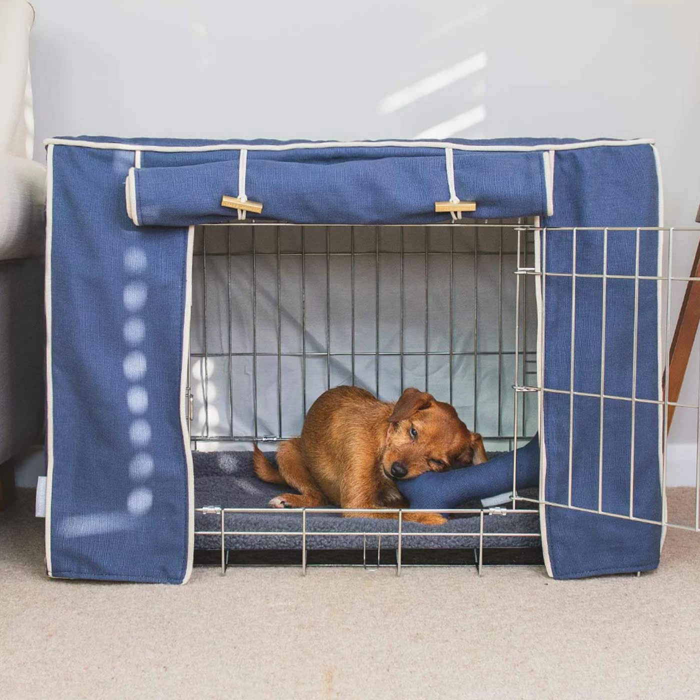 Wholesale 🎁 Best Sale 🔥 🦮 Dog Crate Cover In Savanna Indigo by Lords & Labradors 👏 🤩 1 Wholesale 🎁 Best Sale 🔥 🦮 Dog Crate Cover In Savanna Indigo by Lords & Labradors 👏 🤩