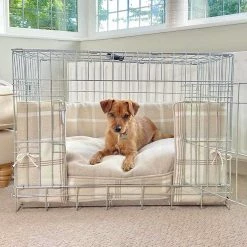New ๐ New ๐ ๐ถ Dog Crate Bumper in Balmoral Natural Tweed by Lords & Labradors โ ๐