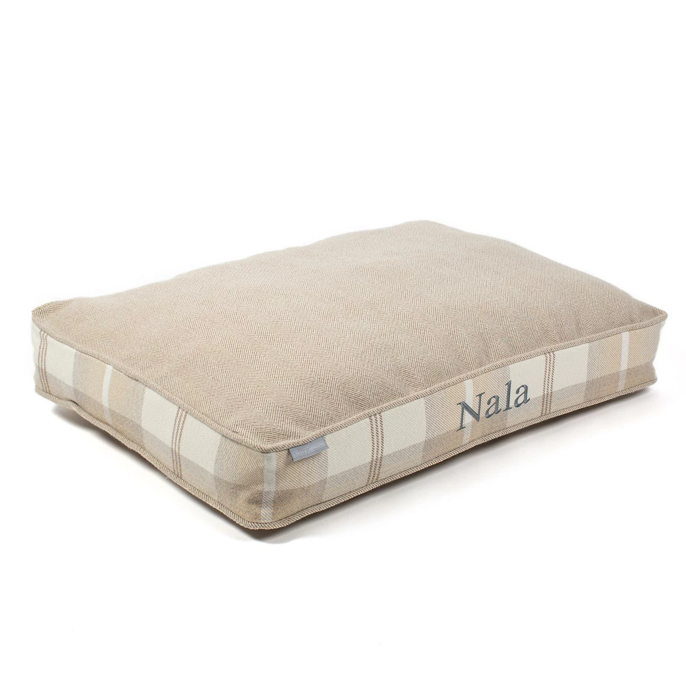 Cheap 😉 Cheap 🎁 Personalised 🐕 🐕 Dog Cushion in Balmoral Natural Tweed by Lords & Labradors 😀 ✔️ 5 Cheap 😉 Cheap 🎁 Personalised 🐕 🐕 Dog Cushion in Balmoral Natural Tweed by Lords & Labradors 😀 ✔️ - Image 5