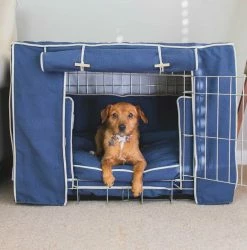 Promo 👍 Hot Sale 🧨 🐶 Dog Crate Set in Savanna Indigo by Lords & Labradors 🛒 🎁